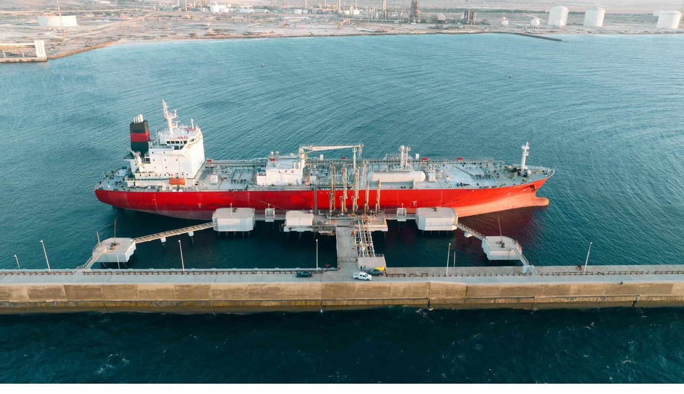 LNG Carrier Ship transporting U.S. LNG